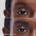 Master ||| Image of the brow duo on a model Before, After brow 1980 + 1990