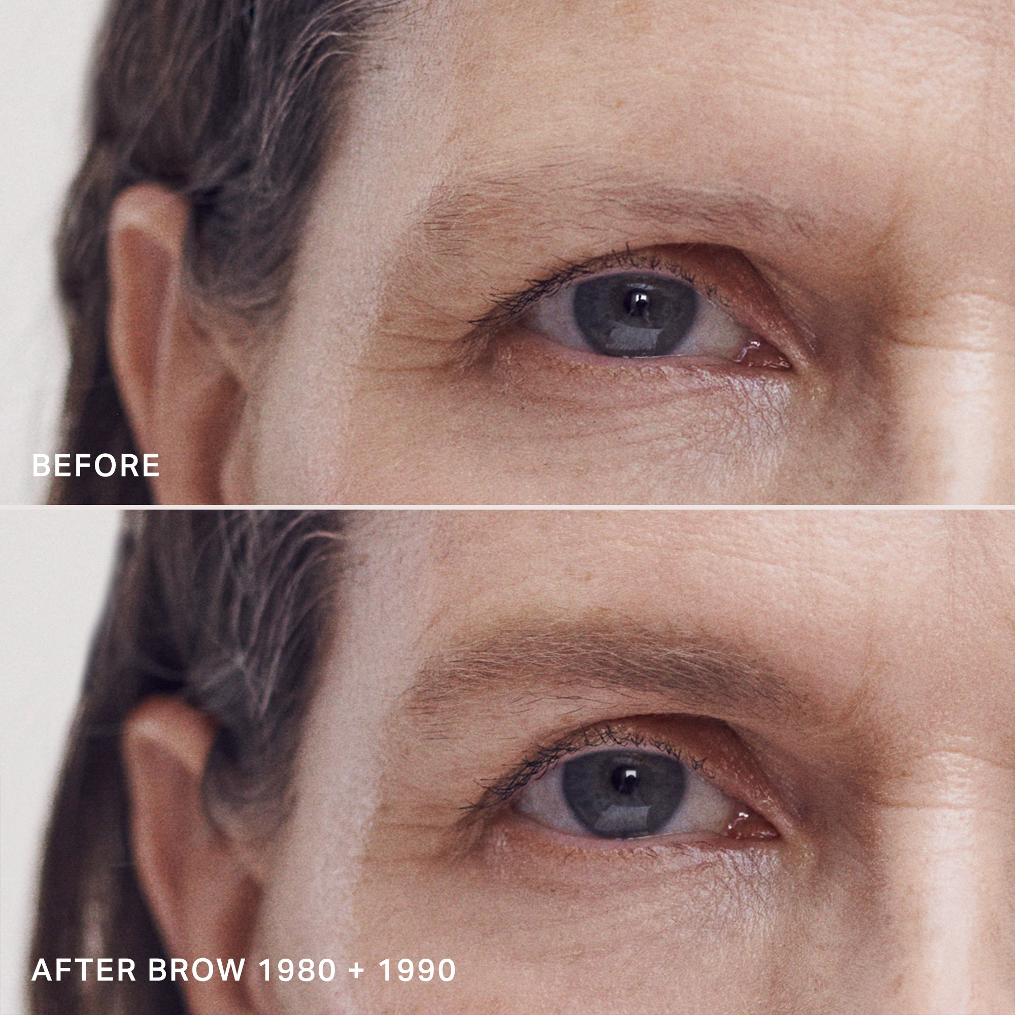 Taupe | |  Model is wearing Brow 1980 and Brow 1990 in Taupe