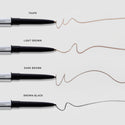 Master || Swatches on a white background in Shades taupe, light brown, dark brown, brown-black