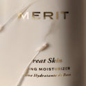 Master || Great Skin Moisturizer bottle up close.