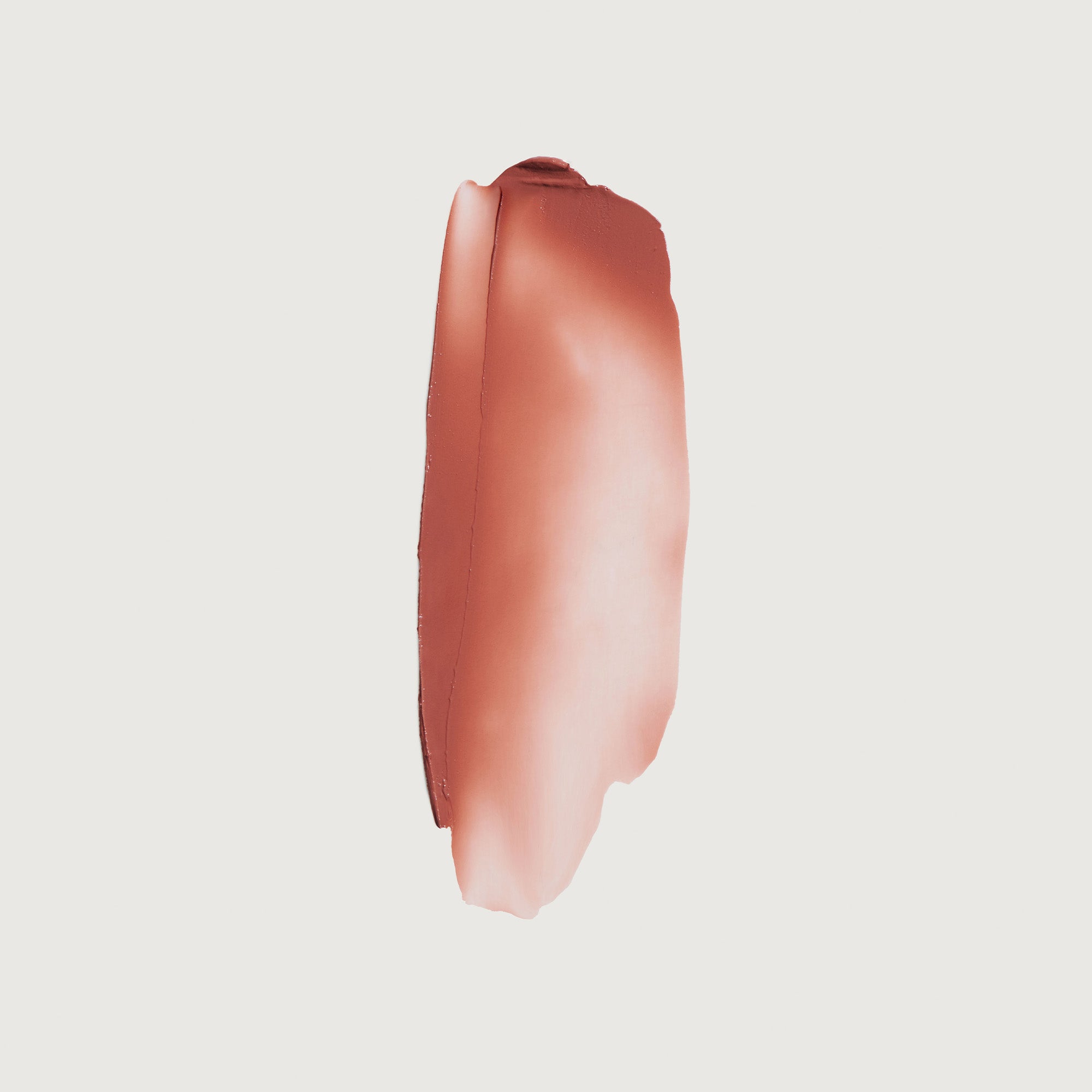 Ginger || Swatch of signature lipstick in shade Ginger