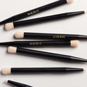Master | | 7 Brush No. 2s laying flat on a white background