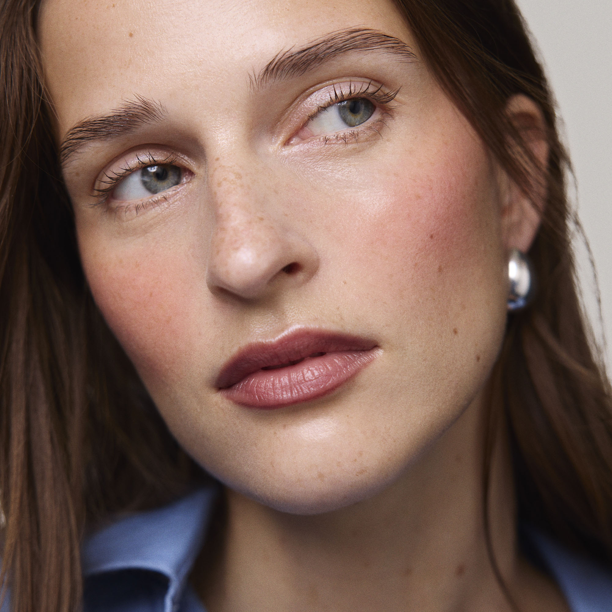 Master ||  Model is wearing Flush Balm in shade Archival.