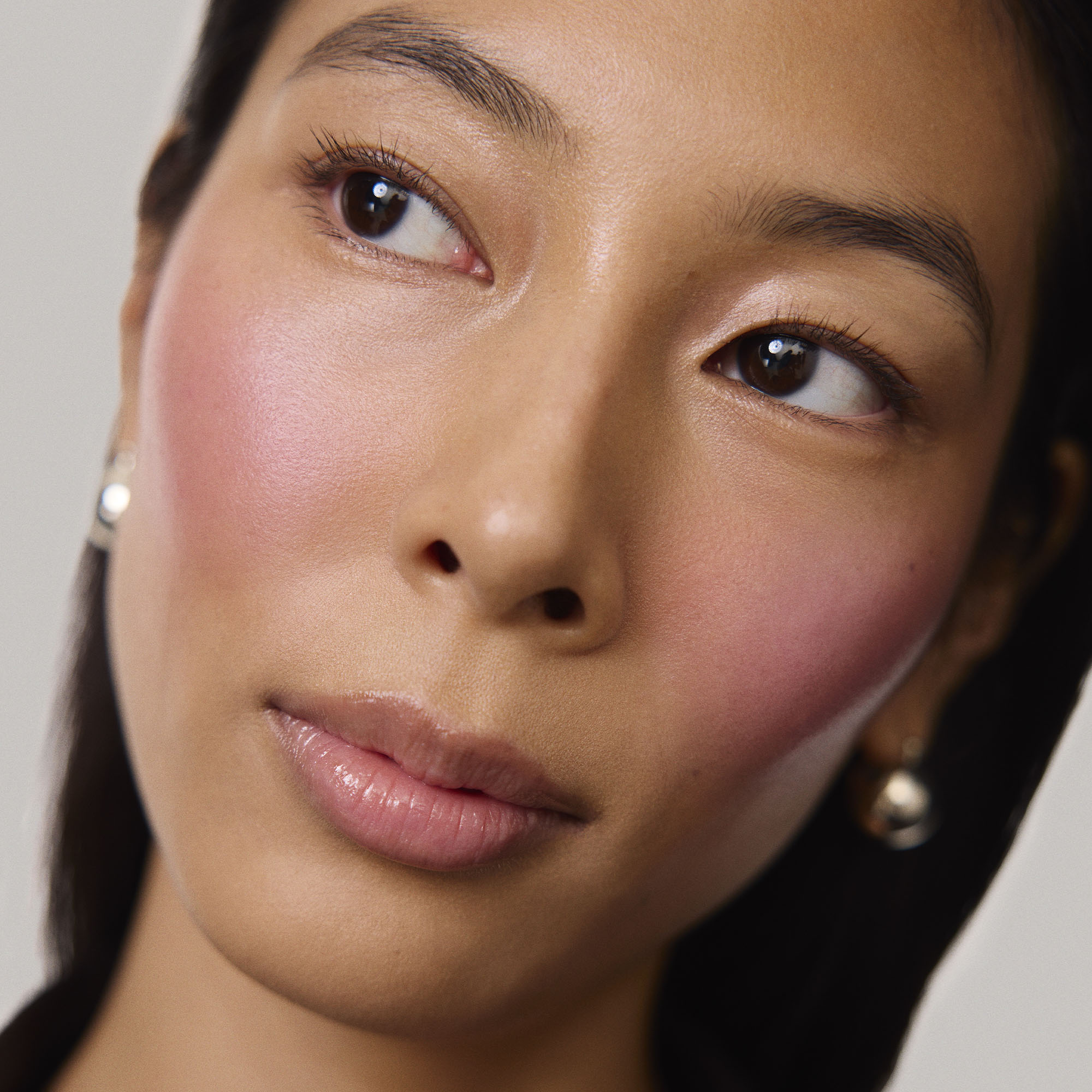 Master ||  Model is wearing Flush Balm in shade Cheeky.