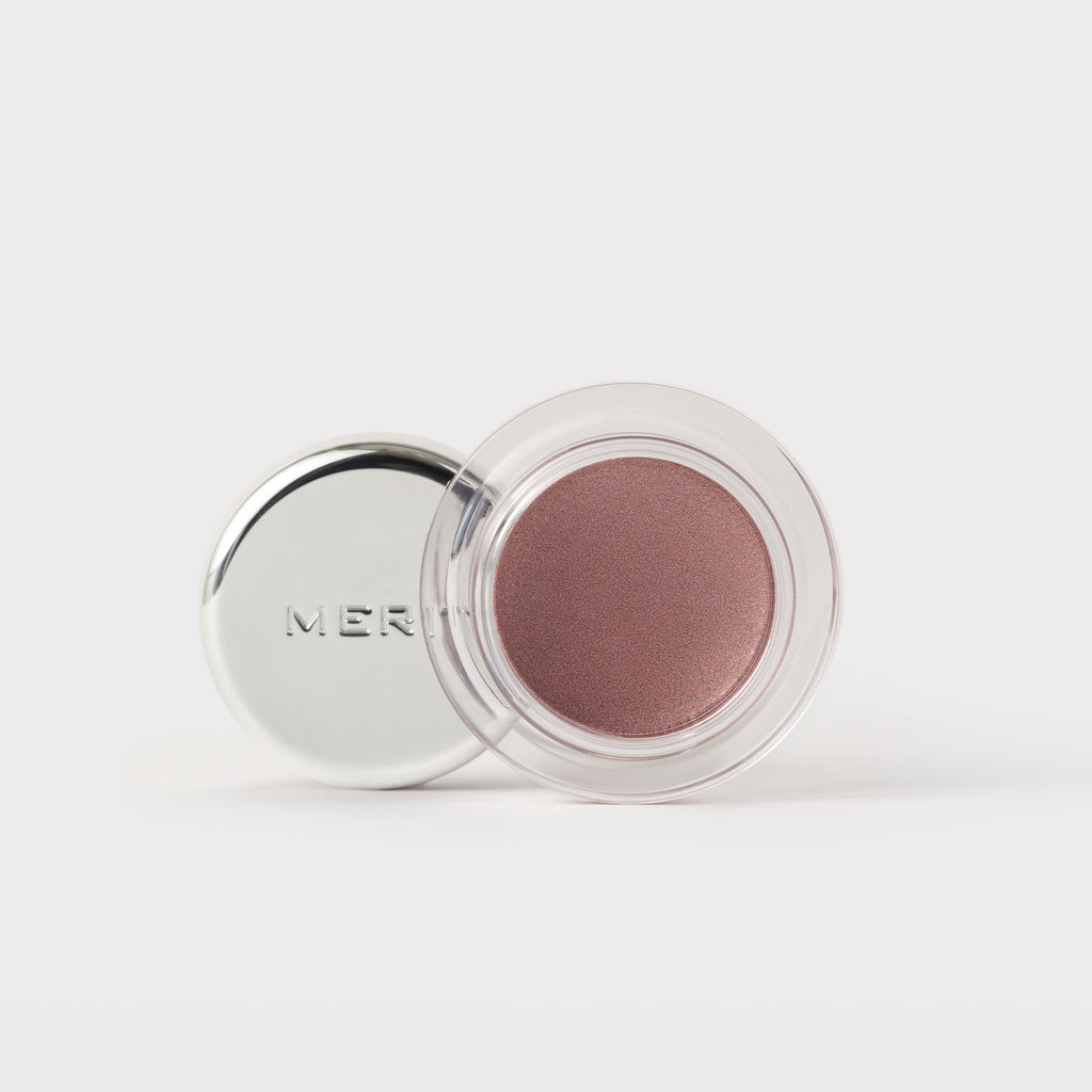 Master|| A cream-to-powder eyeshadow by MERIT Beauty in Iris.