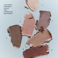 Master || Swatches of Solo Shadow Sheen 1. Palladium, 2. Sartorial, 3. Glacé, 4. Iris, 5. Surrealism, 6. Matchbook.