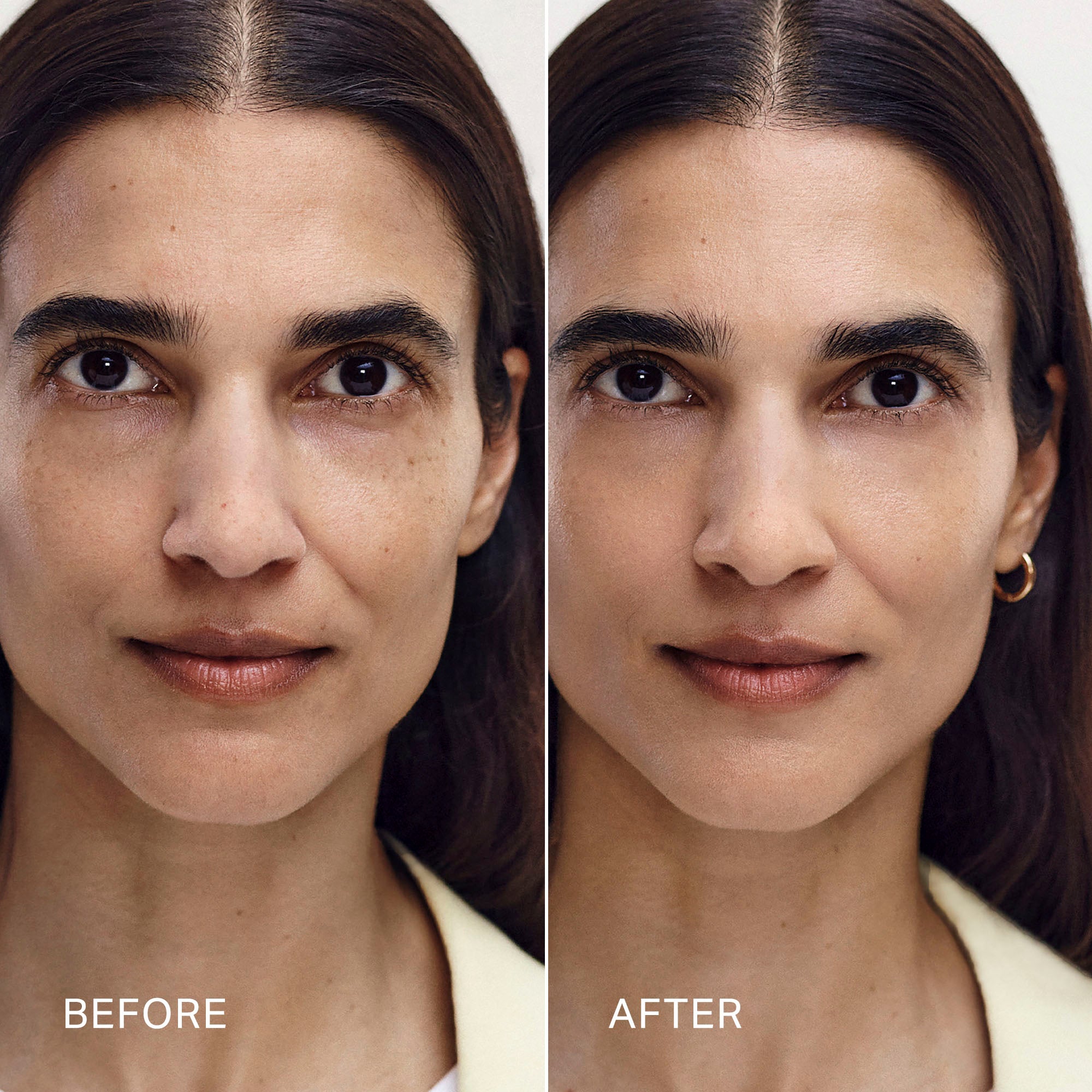 Master || Jute Before, After on model.