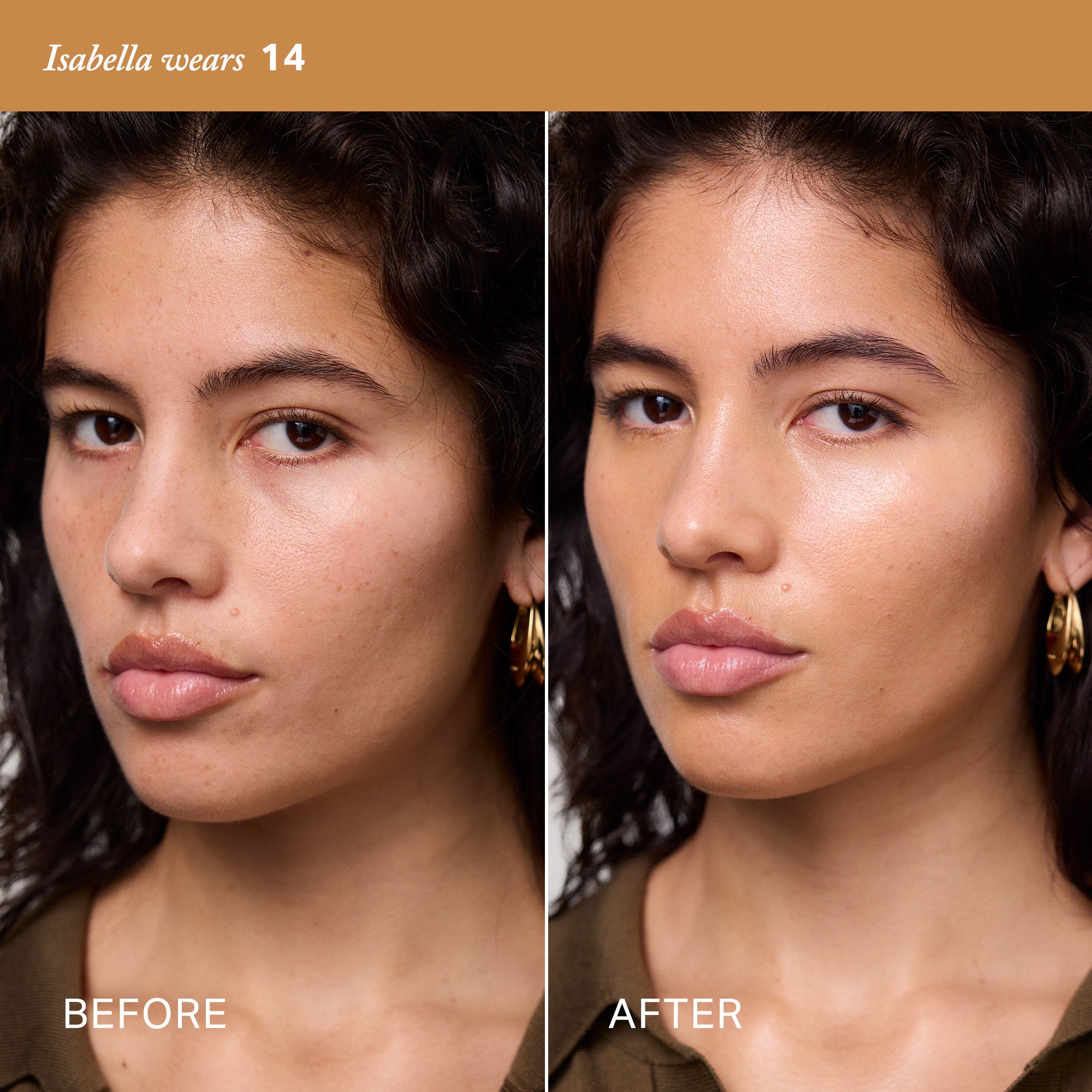 Master || Isabella wears 14, before after