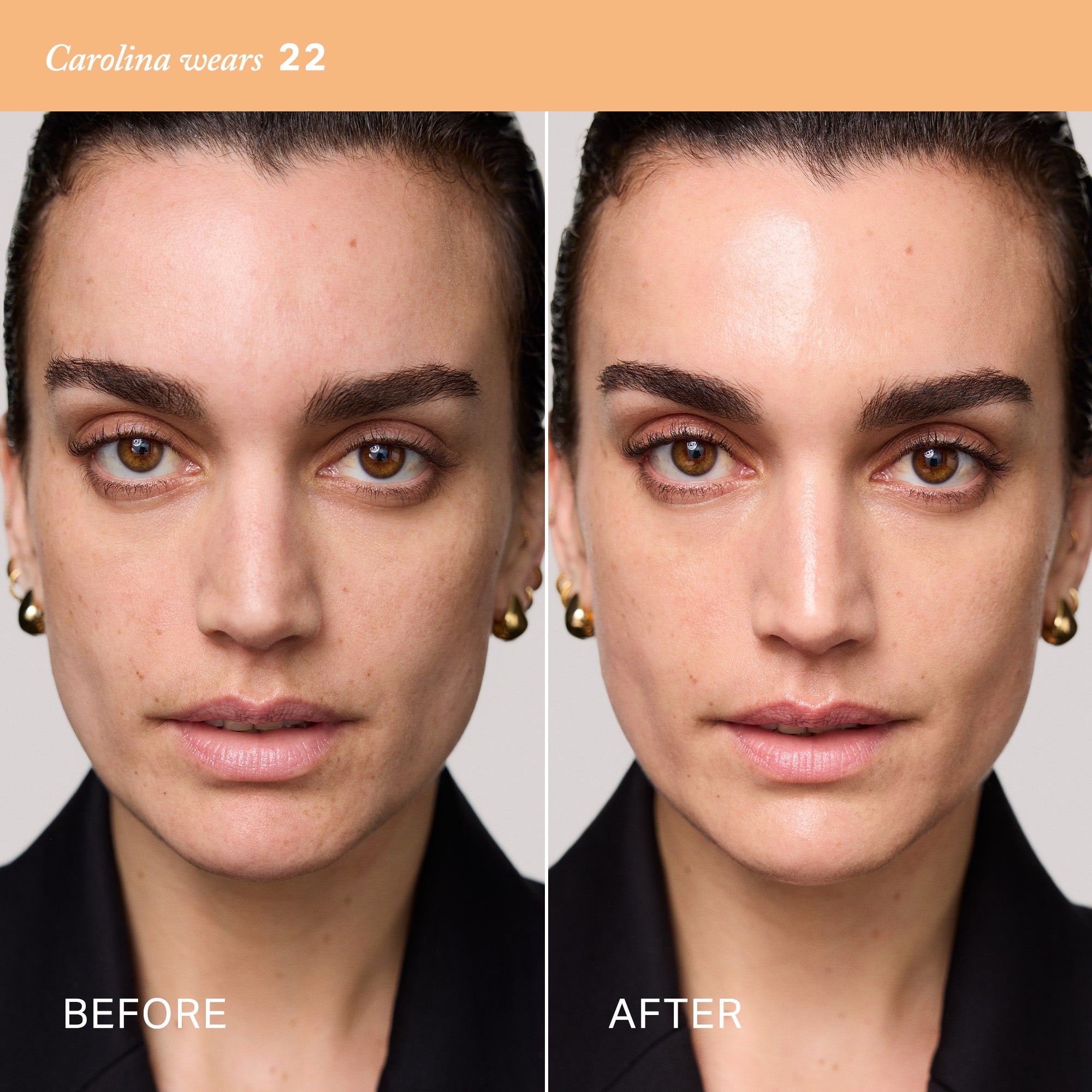 Master || Carolina wears 22, before after
