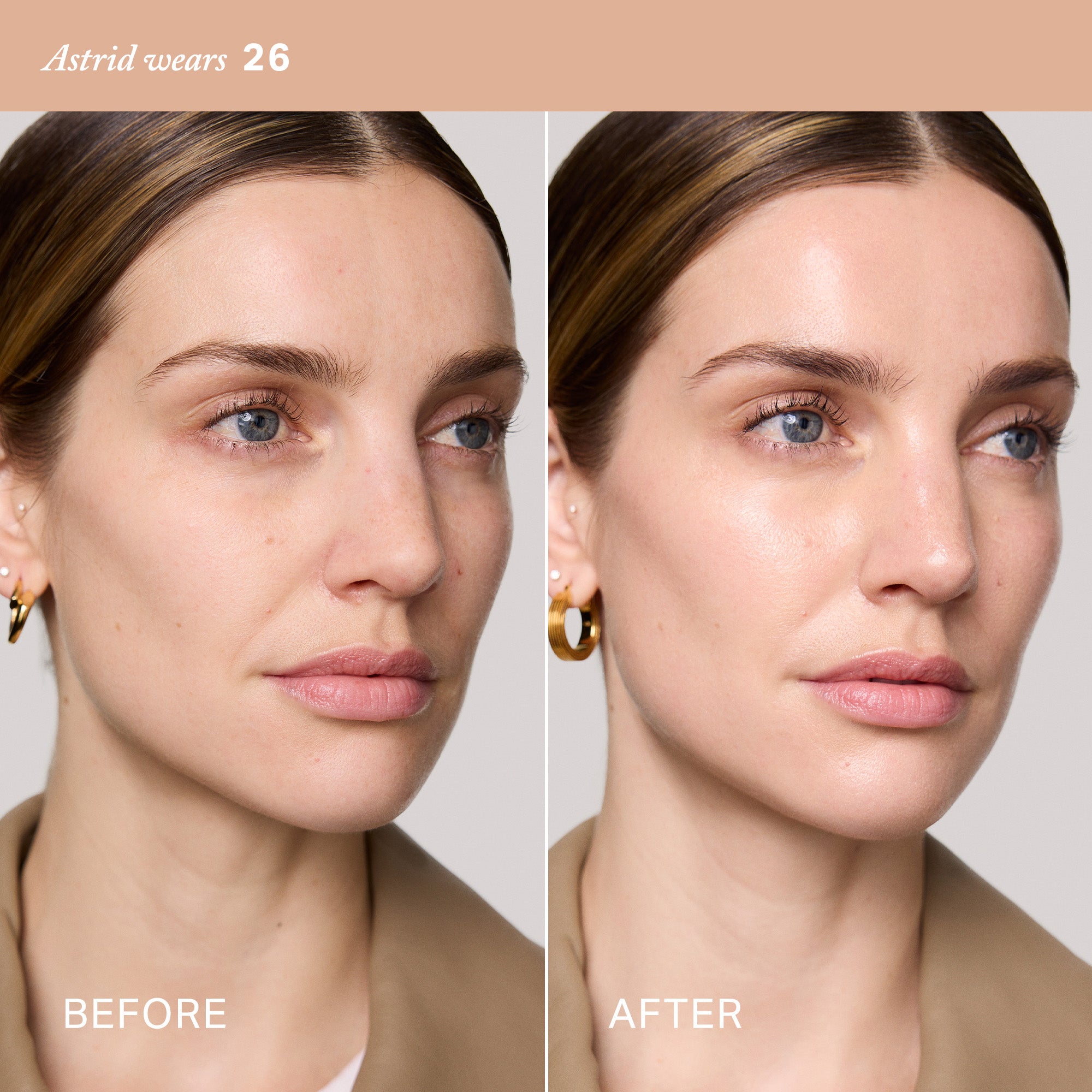 Master ||  Astrid wears 26, before after