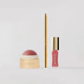 Master || Merit makeup trio including a flush balm blush, Signature Lip Liner and shade slick 
