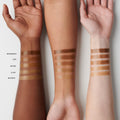 Quince | | Swatches of Shades Monarch, Leo, Seine, Clay, Quince on arms